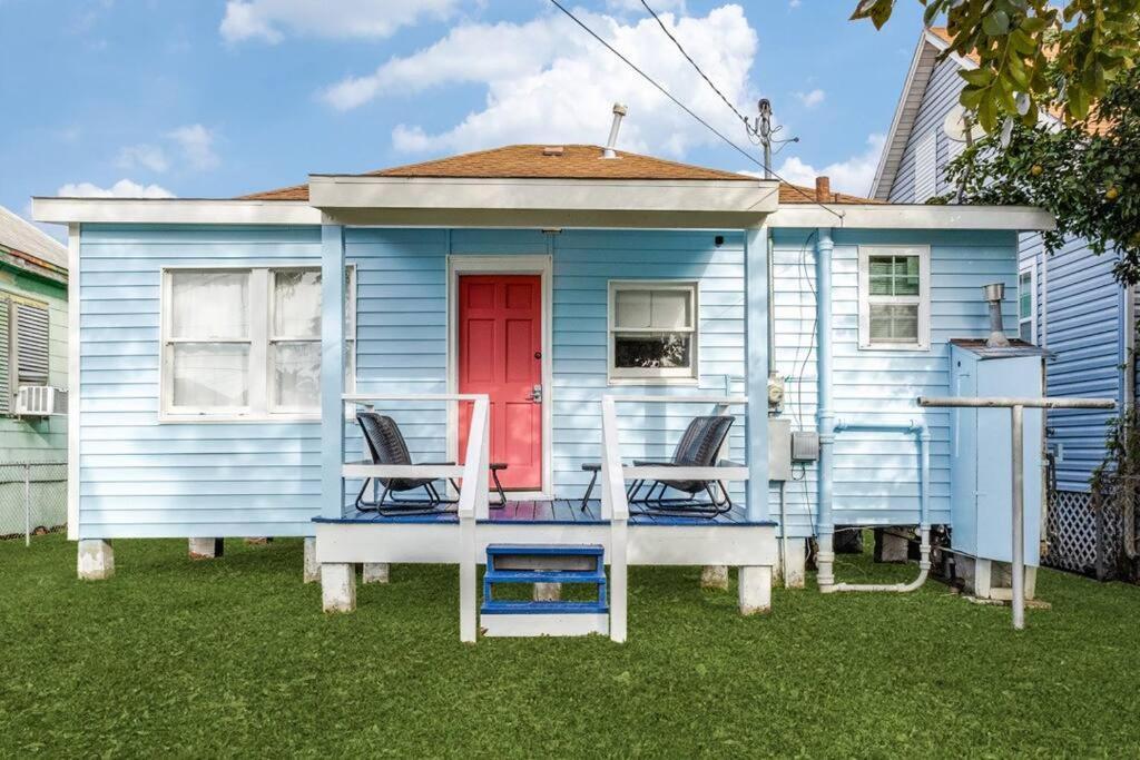Cozy Sea Breeze Bungalow - 2 Mins To The Beach Galveston Exterior foto